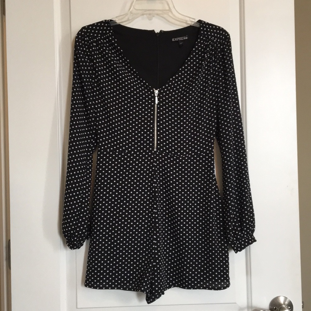 Polka dot romper